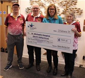 RECORD DONATION TO HOSPICE